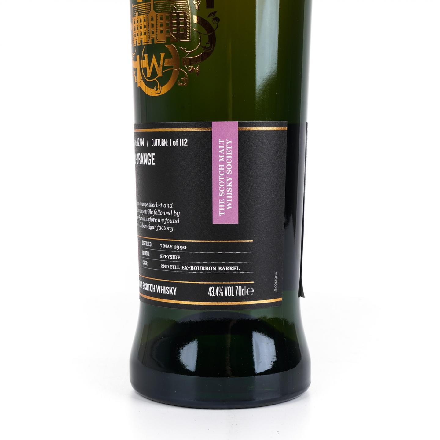 SMWS 12.64 本利亚克 31年 1990 酒窖珍藏系列 橙意盎然