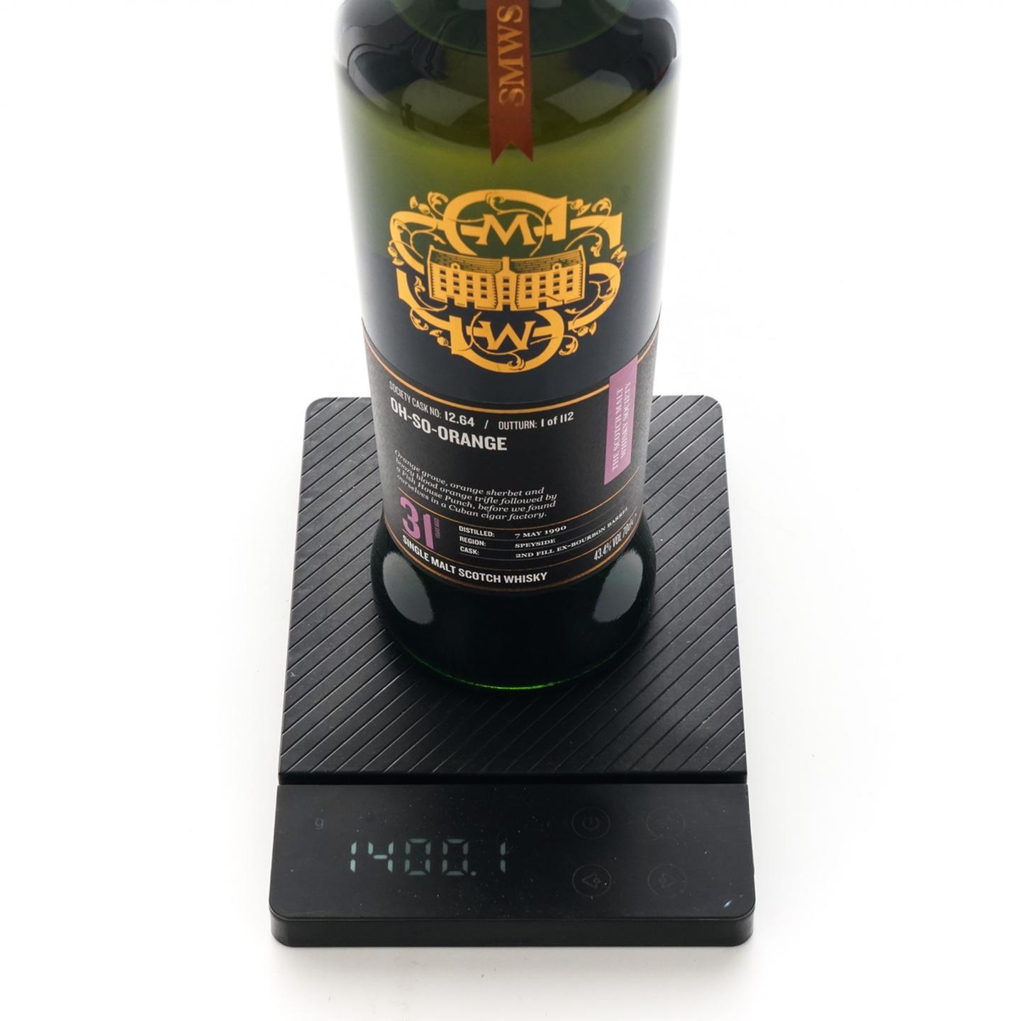 SMWS 12.64 本利亚克 31年 1990 酒窖珍藏系列 橙意盎然