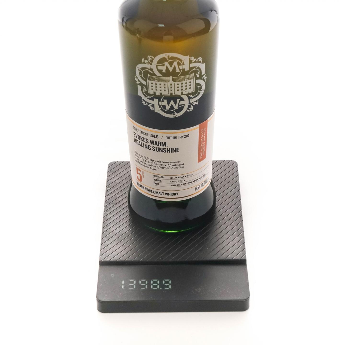 SMWS 134.9 John 5年 2014 印度威士忌