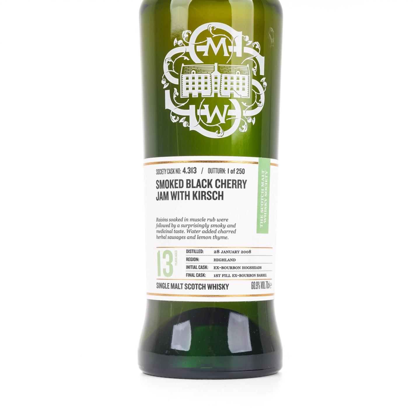 SMWS 4.313 高原骑士 13年 2008