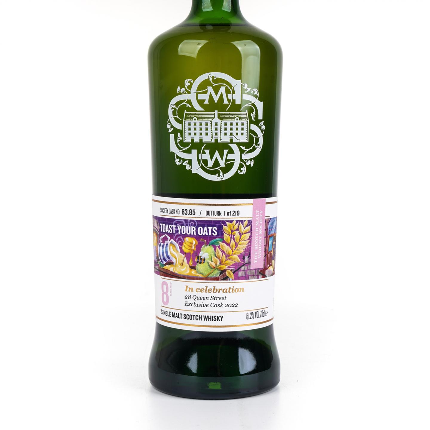 SMWS 63.85 格兰道奇 8年 Queen Street 2022专属限量 烘烤燕麦