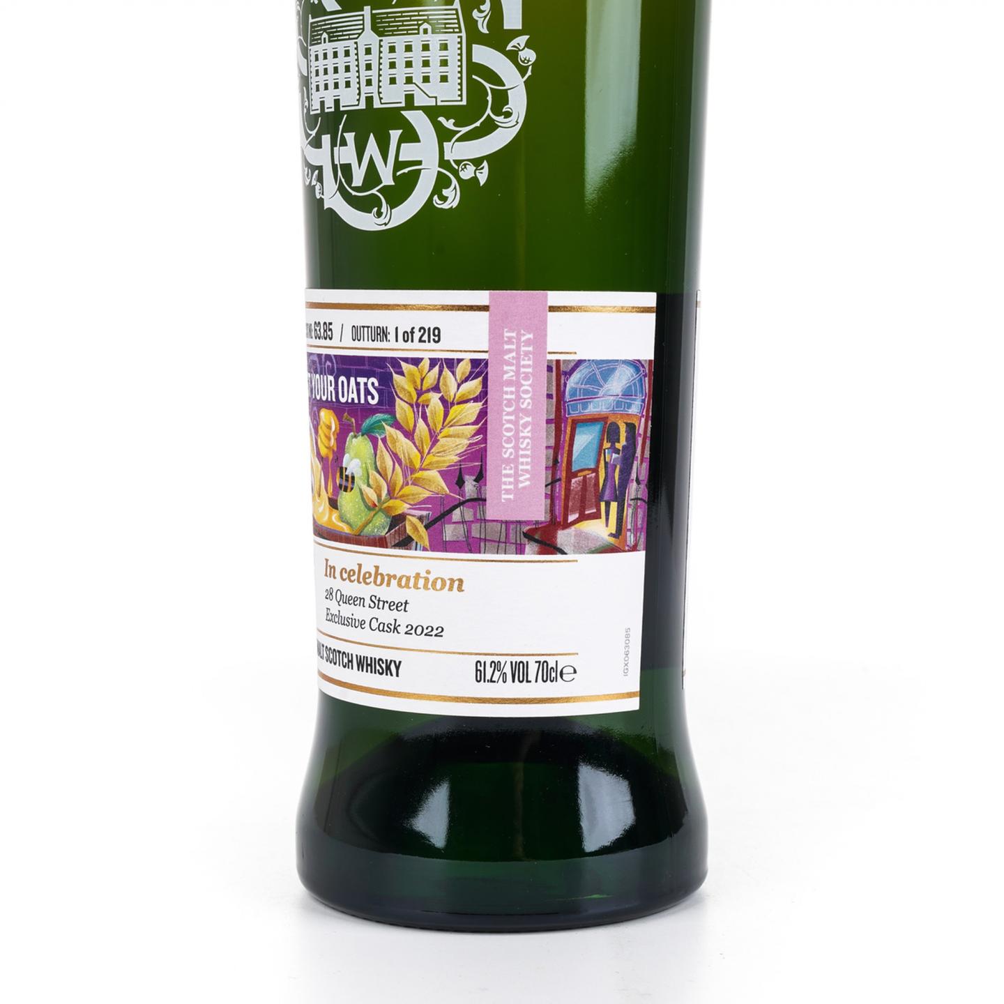 SMWS 63.85 格兰道奇 8年 Queen Street 2022专属限量 烘烤燕麦