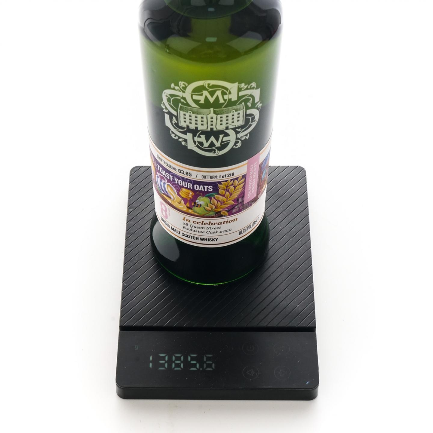 SMWS 63.85 格兰道奇 8年 Queen Street 2022专属限量 烘烤燕麦