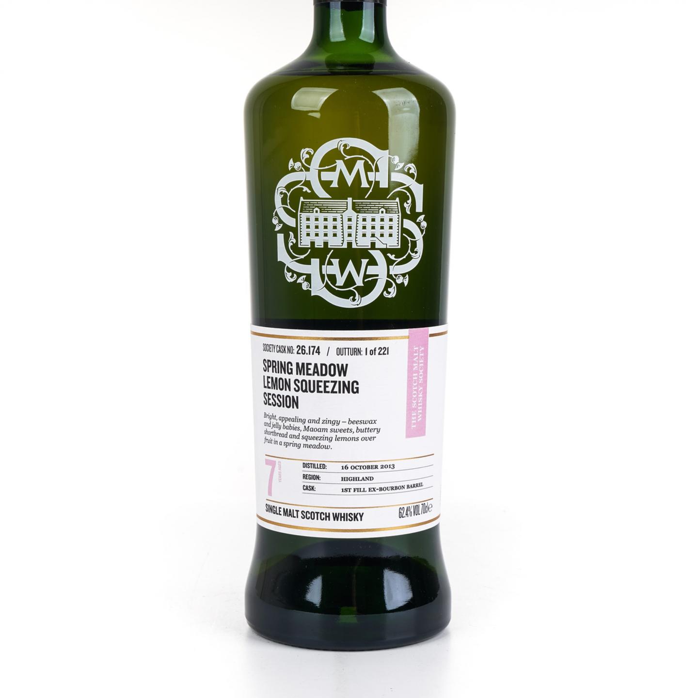 SMWS 26.174 克里尼利基 7年 2013-2021 春日草地柠檬榨汁时刻 行货