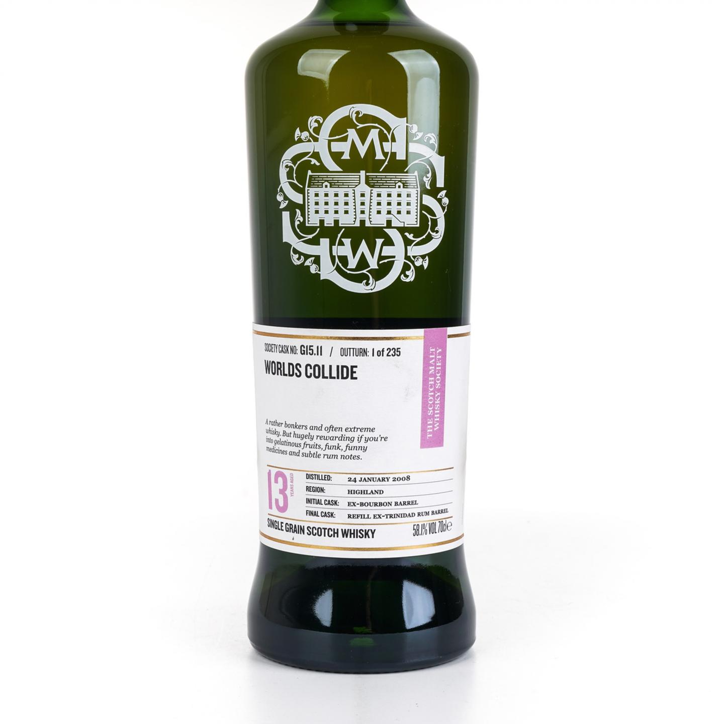 SMWS G15.11 罗曼湖 13年 2008 单谷 世界碰撞