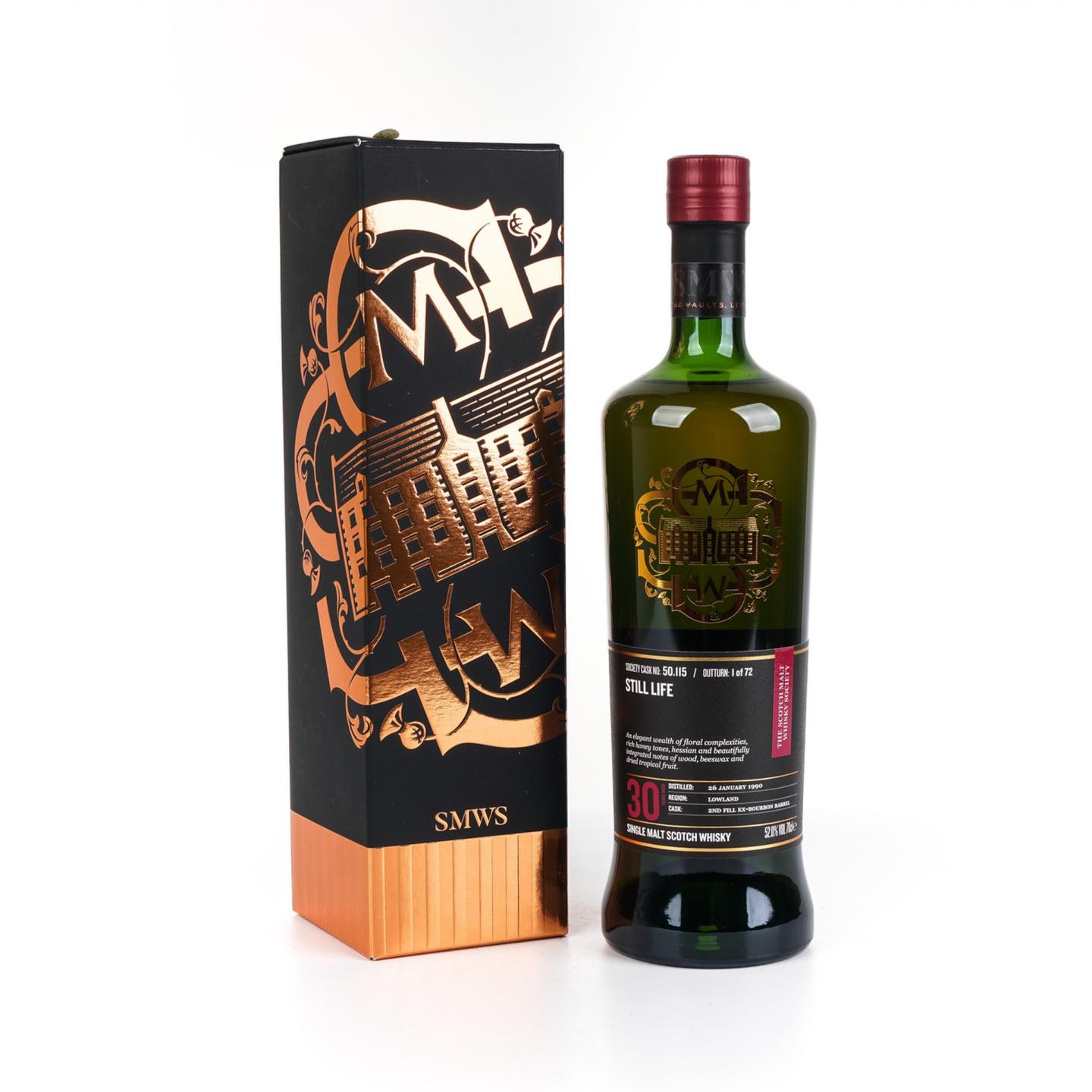 SMWS 50.115 磐火 30年 1990 静物画