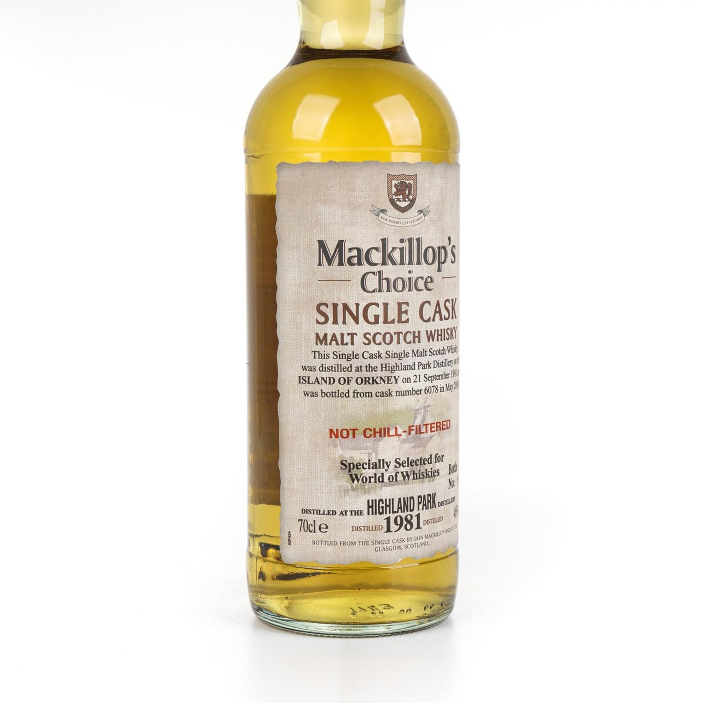 高原骑士 27年 1981-2009 Mackillop's Choice 单桶#6078