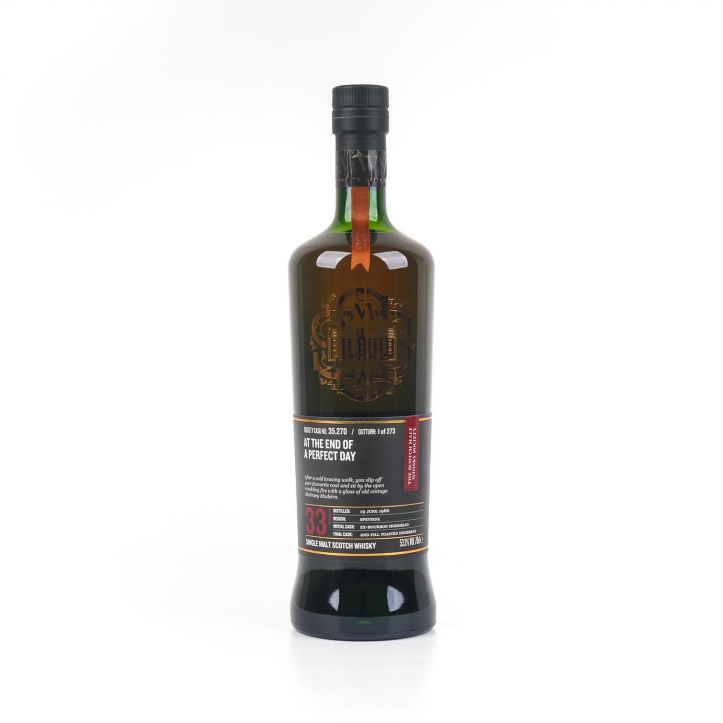 SMWS 35.270 格兰莫雷 33年 1986