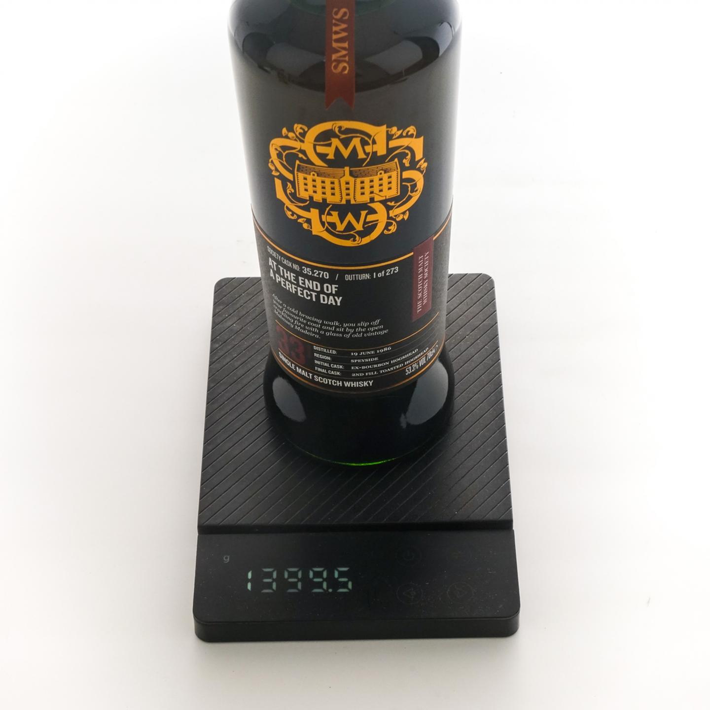 SMWS 35.270 格兰莫雷 33年 1986