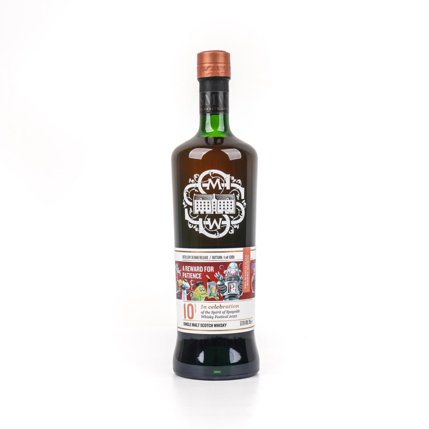 SMWS Distillery 36 Rare Release 本利林 10年 2022