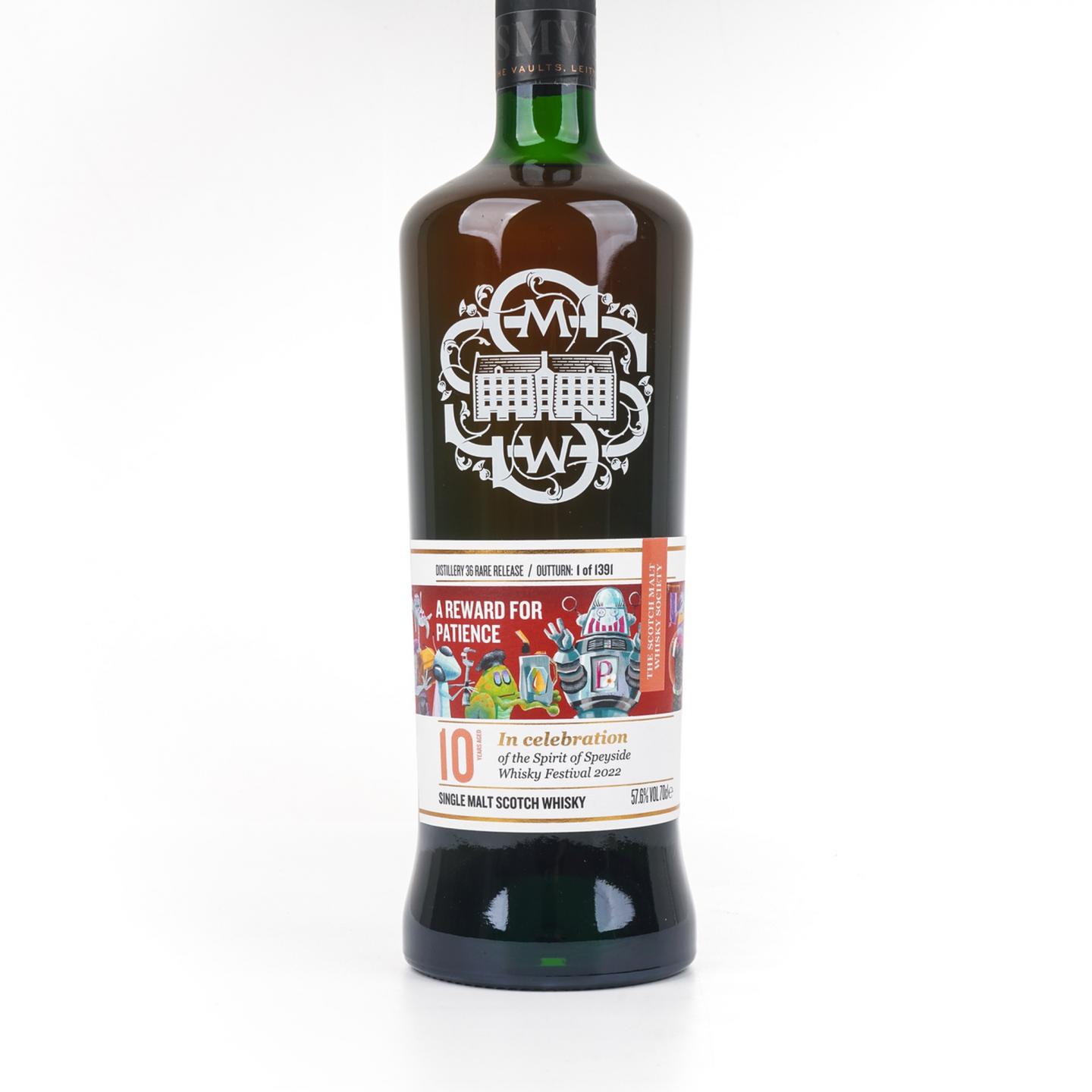 SMWS Distillery 36 Rare Release 本利林 10年 2022
