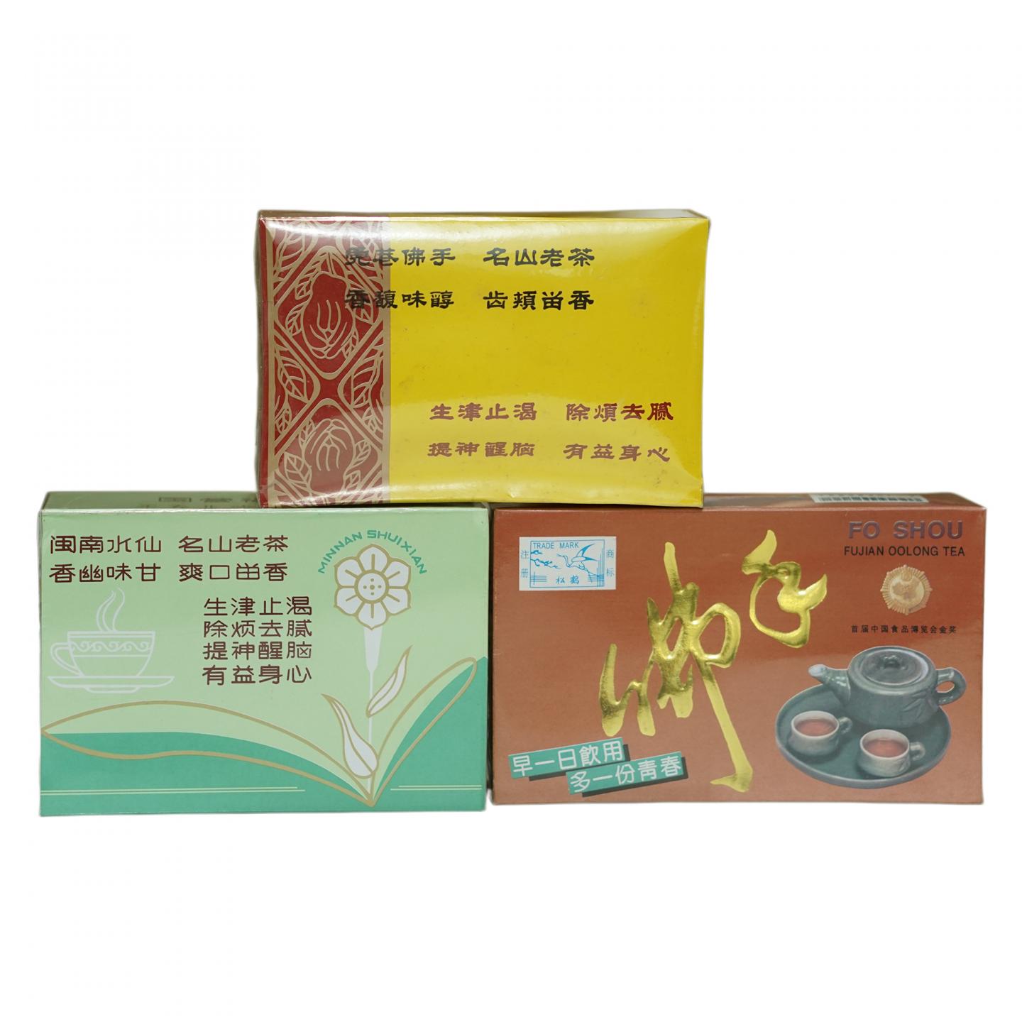 1990年代 国营北硿华侨茶厂出品 乌龙3盒 干仓