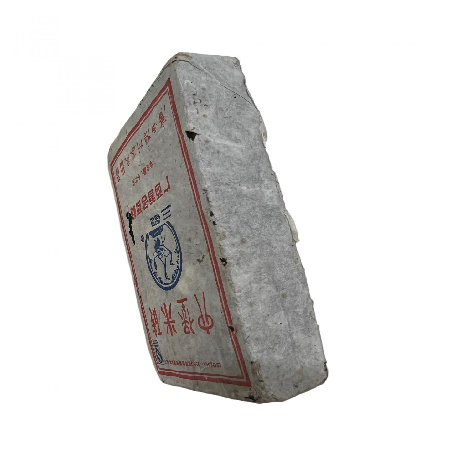 2008年 三鹤牌六堡米砖茶 500g 干仓