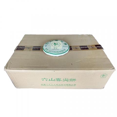 2014年 六大茶山 春尖青饼 约357g/饼*43饼 整箱 干仓