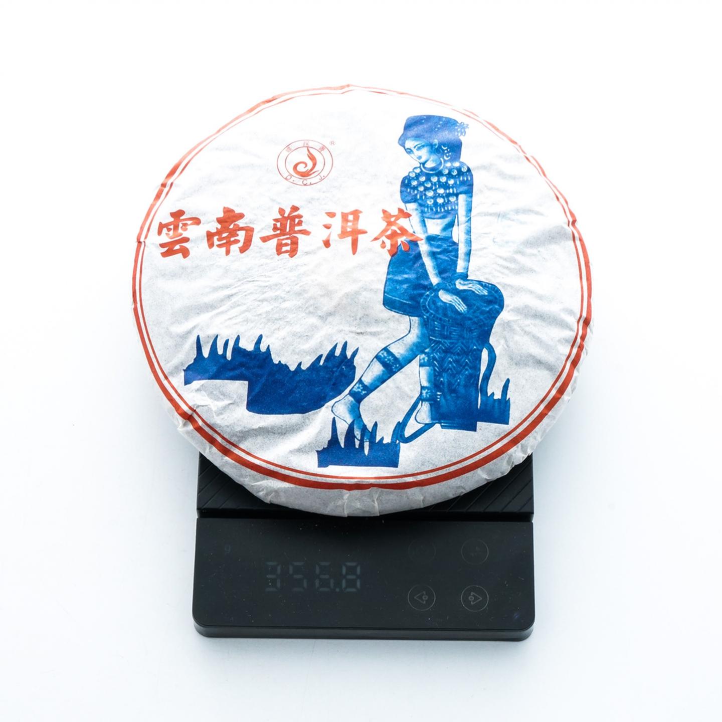 2007年 云南普洱茶 碟彩青饼 7饼*约357g 干仓