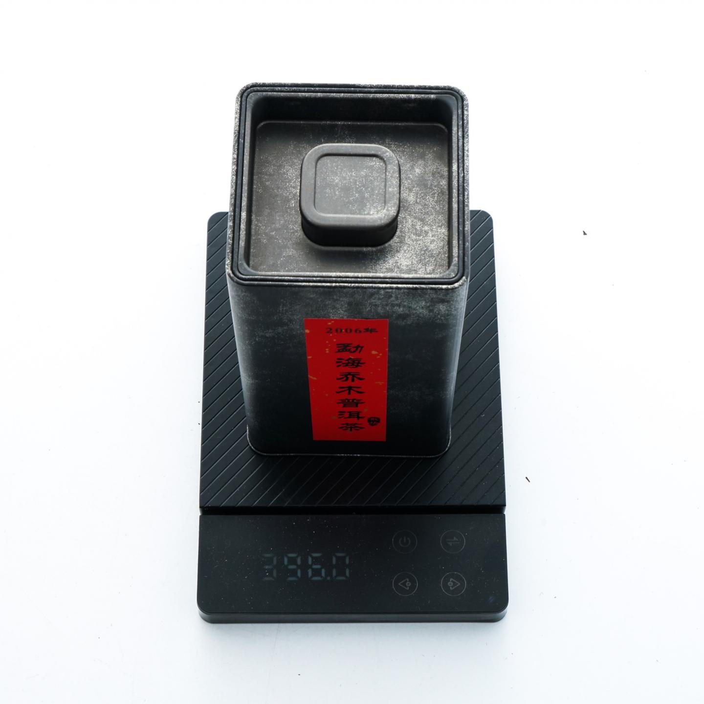 2006年 勐海乔木普洱茶(散块)约398克*2罐 干仓
