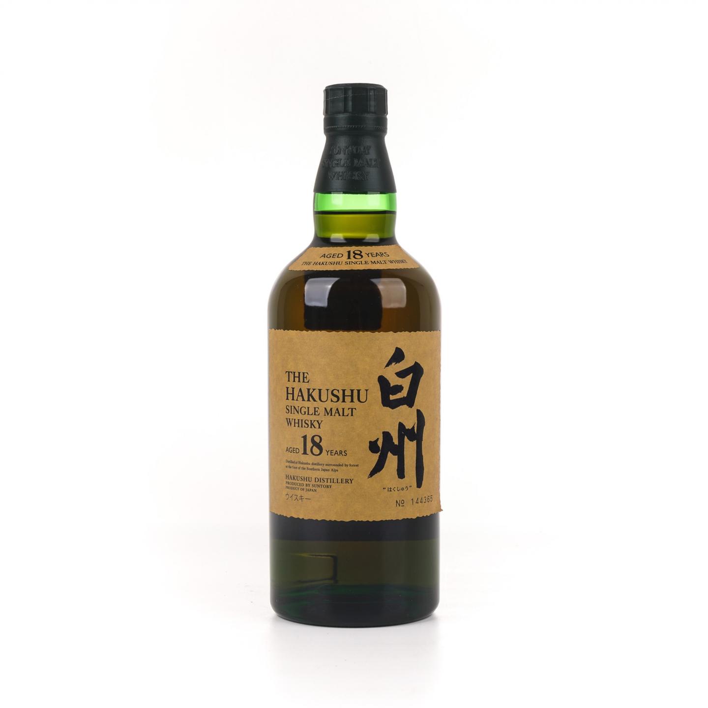 白州 18年 单一麦芽 瓶号144365