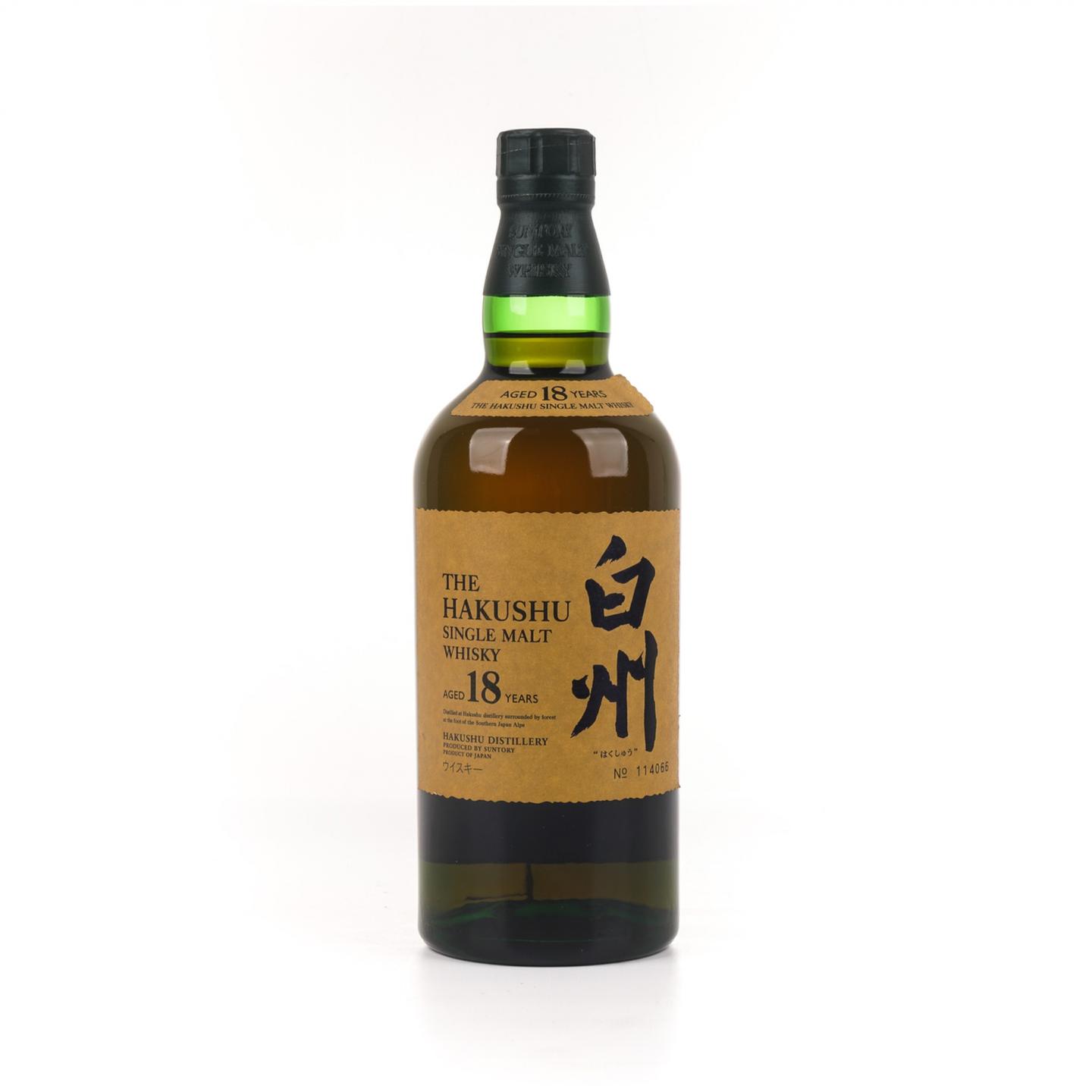 白州 18年 单一麦芽 瓶号114066