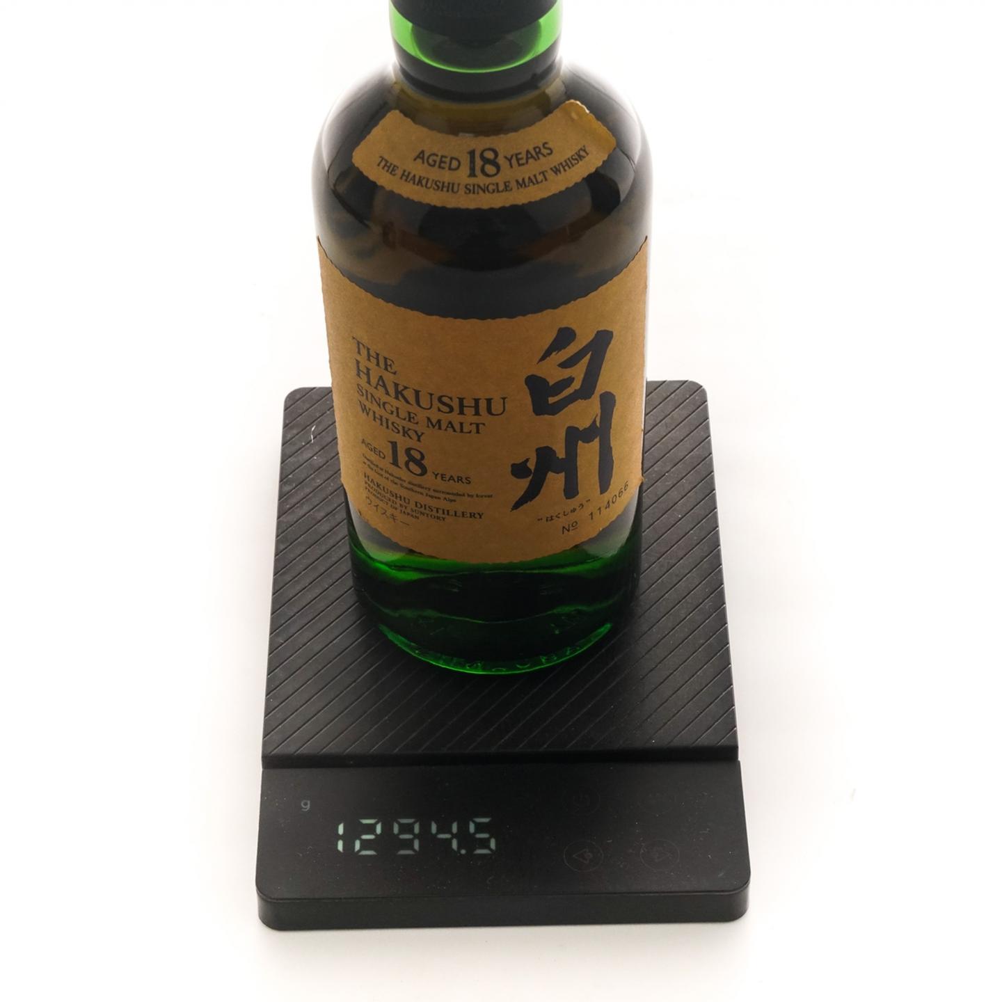白州 18年 单一麦芽 瓶号114066