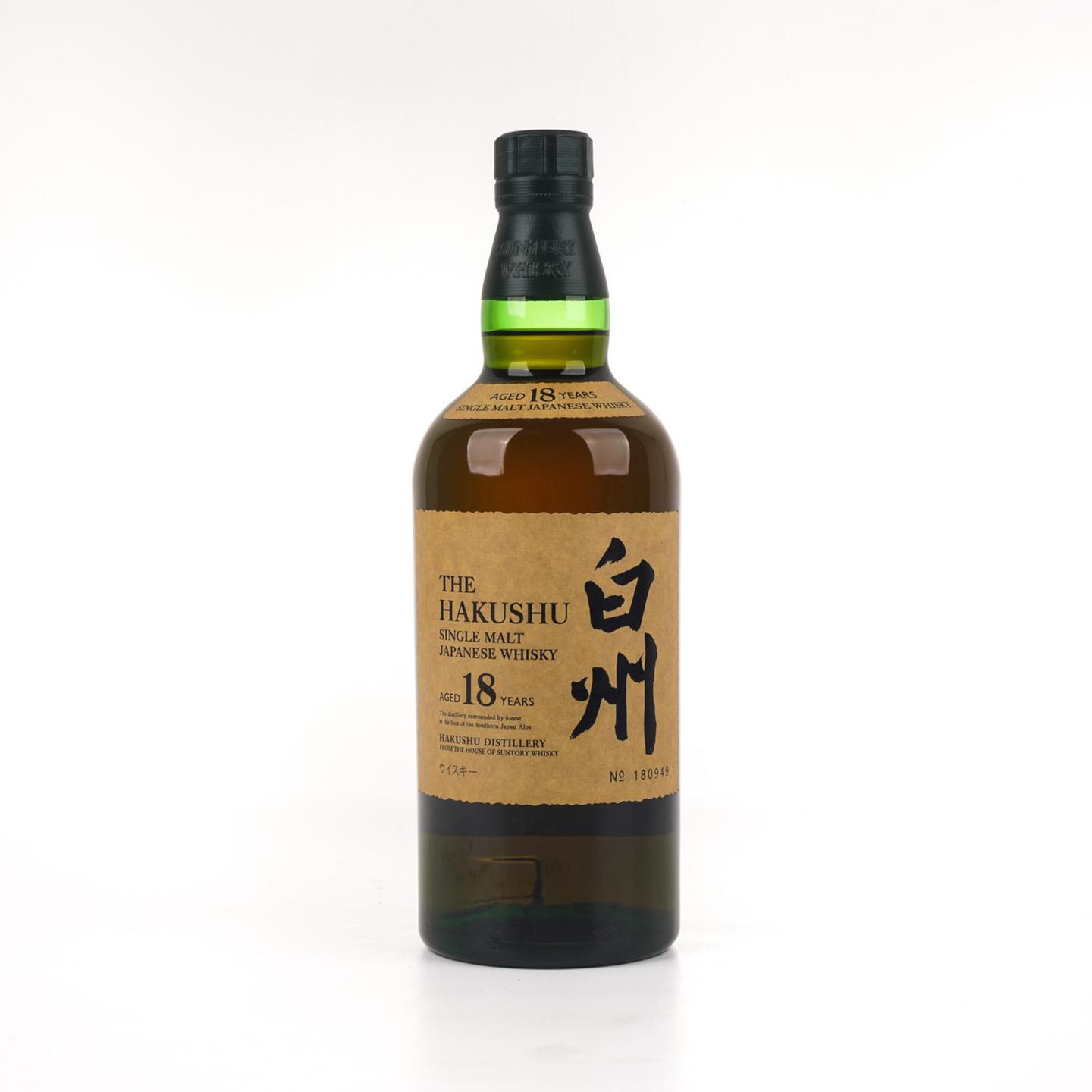 白州 18年 单一麦芽 瓶号180949