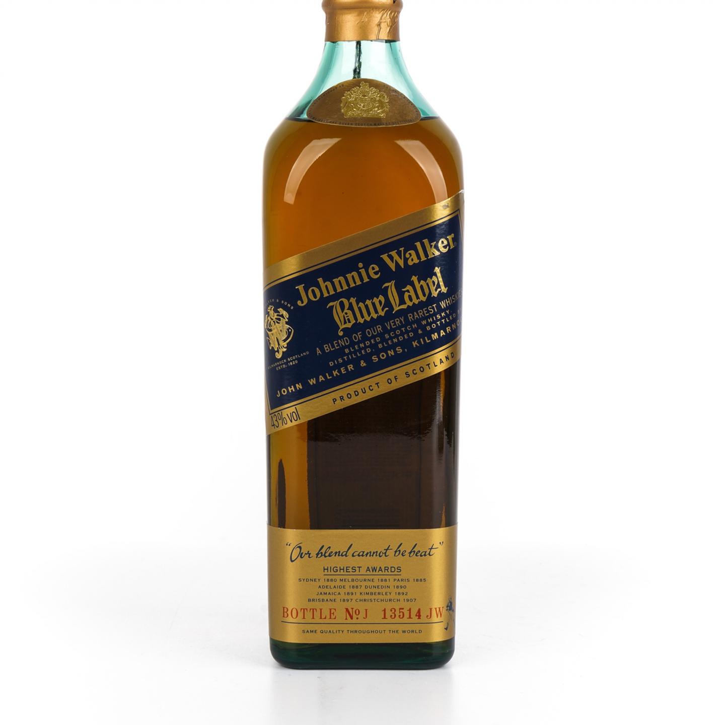 尊尼获加 蓝牌 老版 750ml