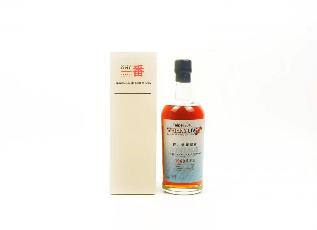 【存世稀少】轻井泽1968-2010 42年「WHISKY LIVE·台北2010」雪莉桶单桶单一麦芽威士忌 61.1 % 700ml