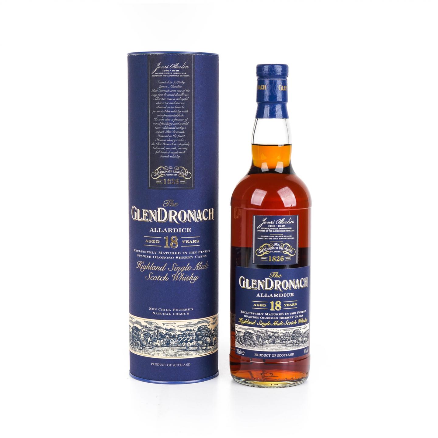 格兰多纳 18年 2018 Allardice 雪莉桶 行货 700ml