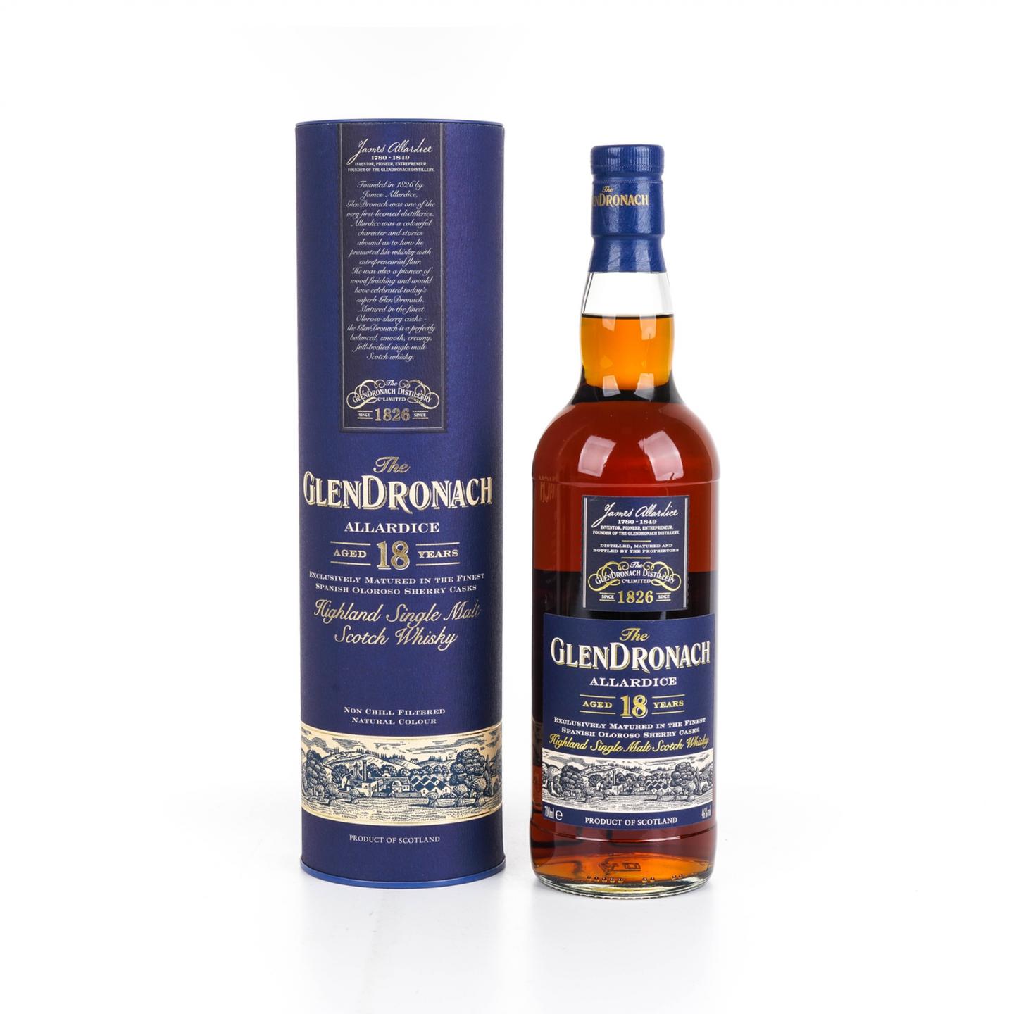 格兰多纳 18年 2018 Allardice 雪莉桶 行货 46%