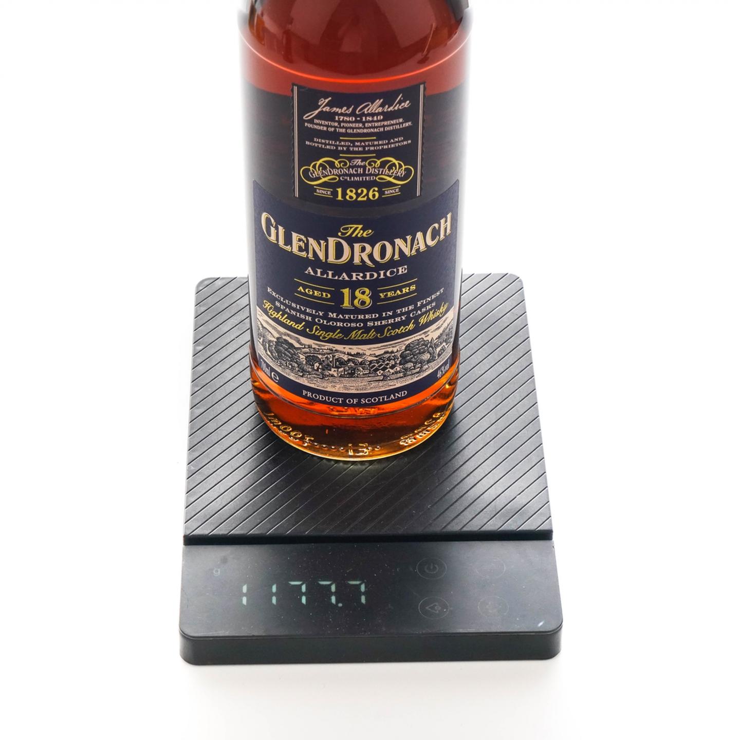 格兰多纳 18年 2018 Allardice 雪莉桶 行货 46%