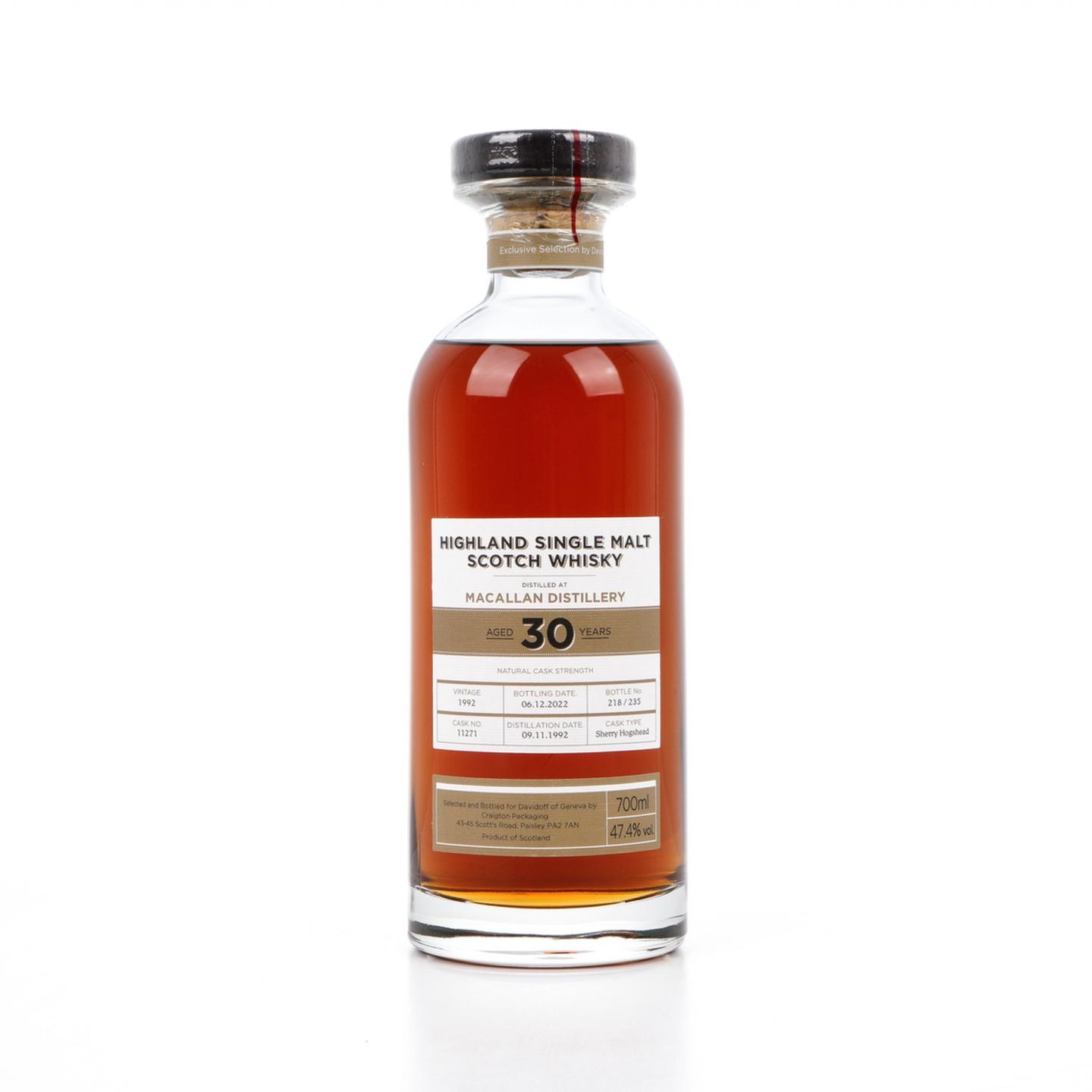 麦卡伦 30年 1992-2022 Craigton Packaging甄选