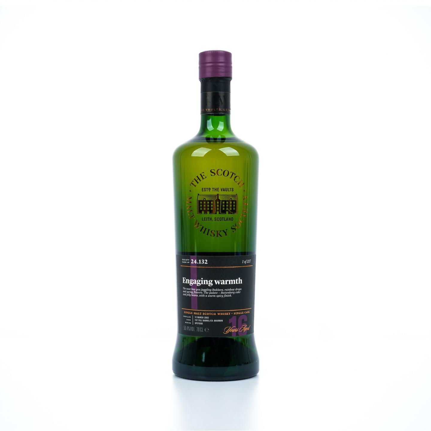 SMWS 24.132 麦卡伦 16年 2002 单桶 沁心温煦