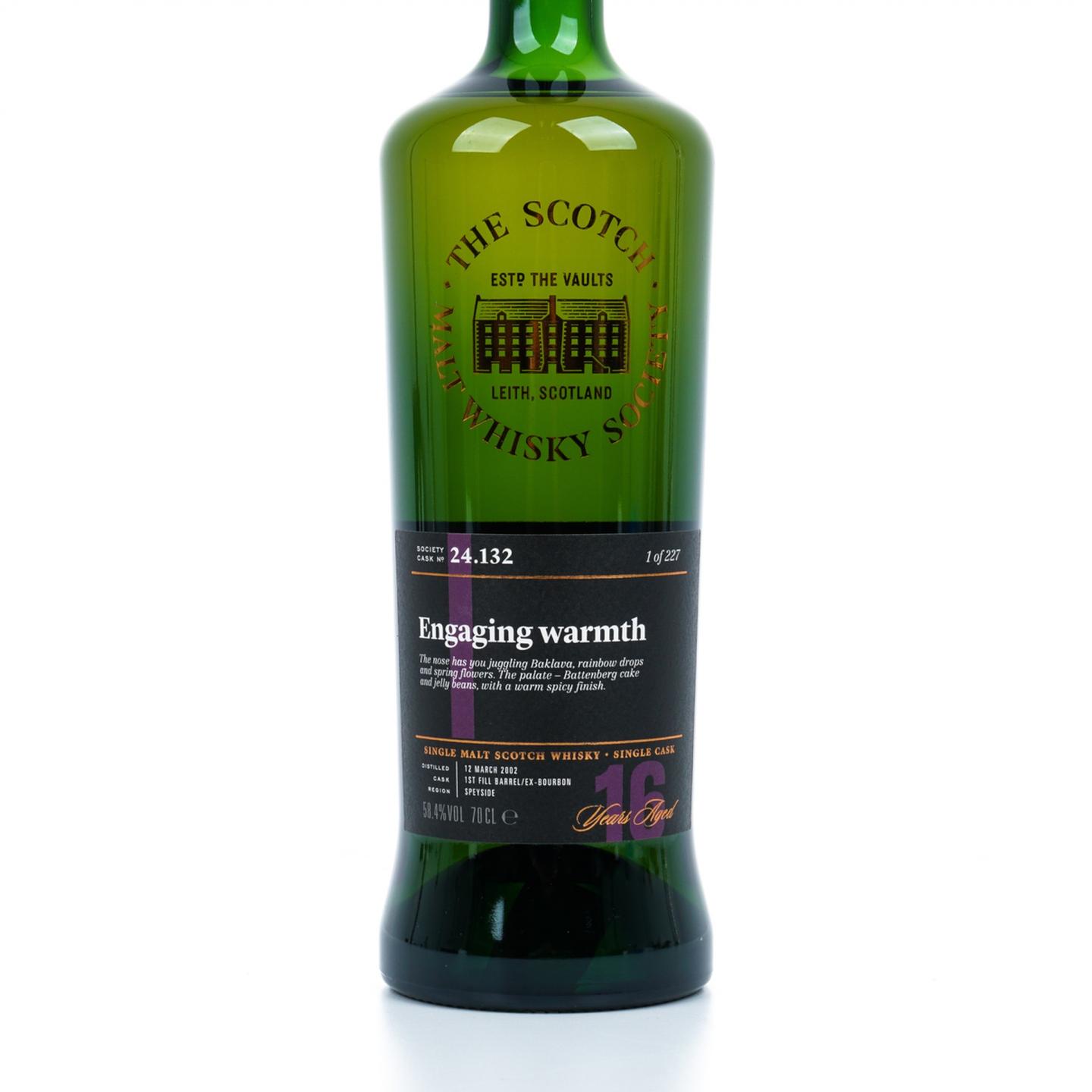 SMWS 24.132 麦卡伦 16年 2002 单桶 沁心温煦