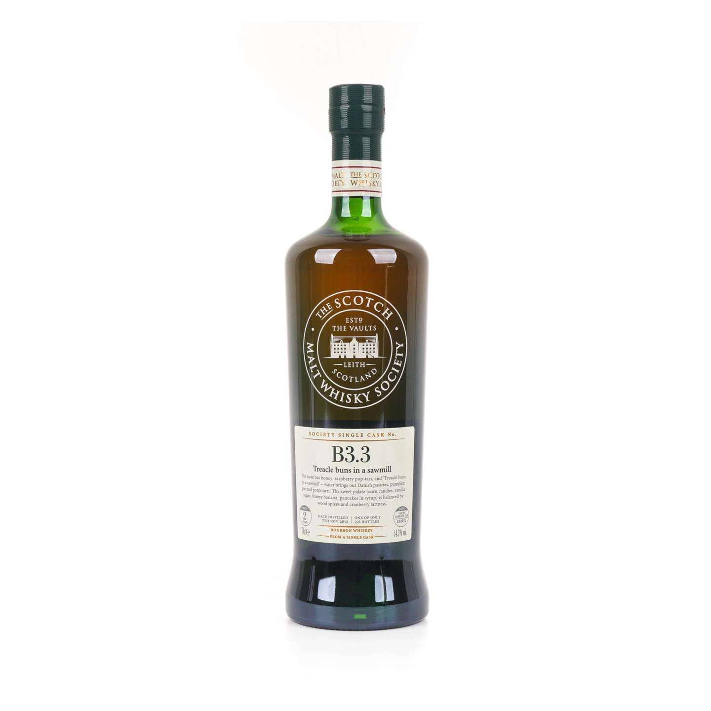 SMWS B3.3 Rock Town 2年 2012 波本威士忌