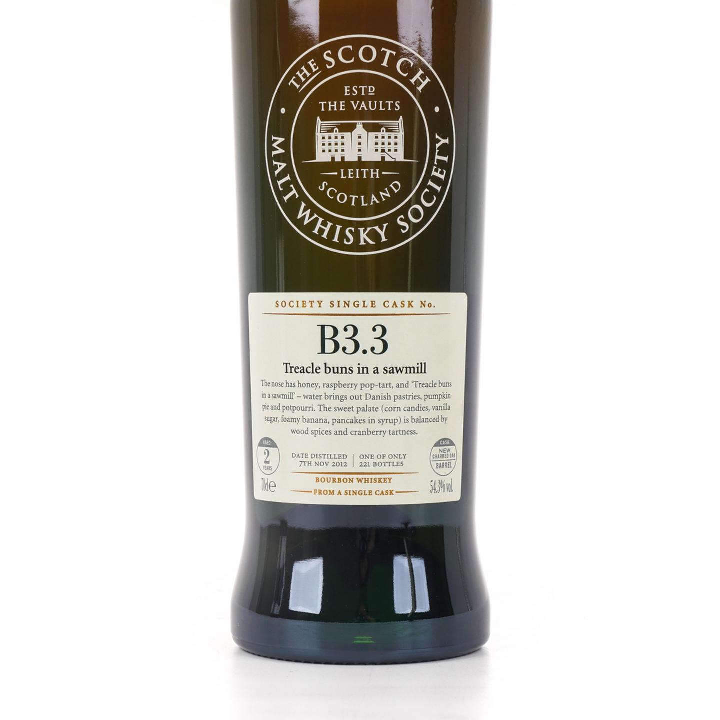 SMWS B3.3 Rock Town 2年 2012 波本威士忌