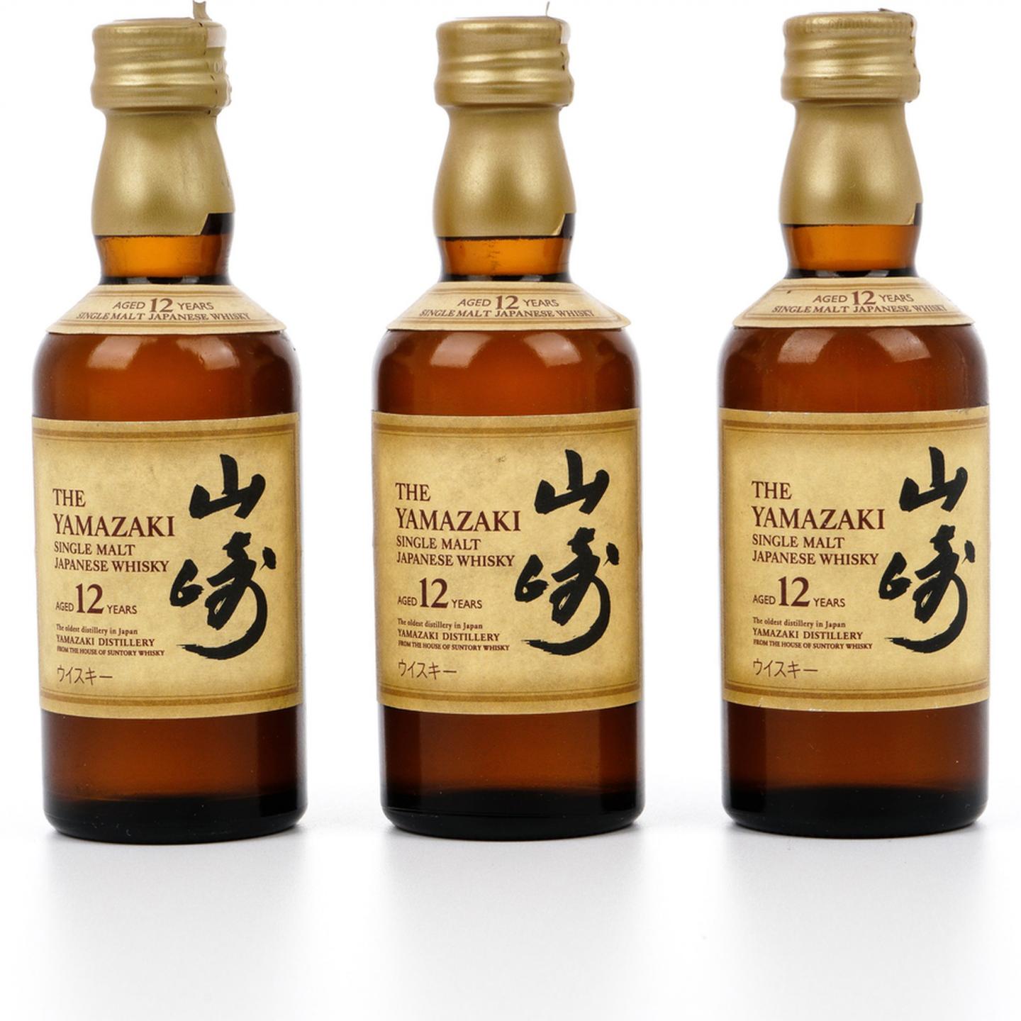 山崎 12年 50ml*3支