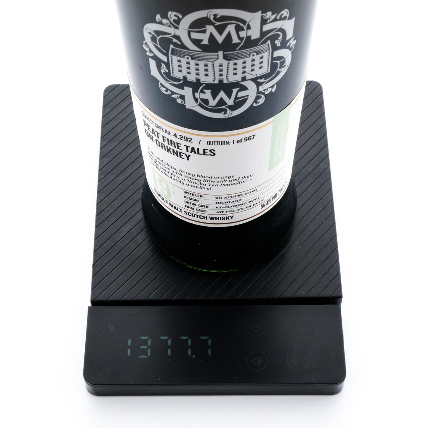 SMWS 4.292 高原骑士 19年 2001
