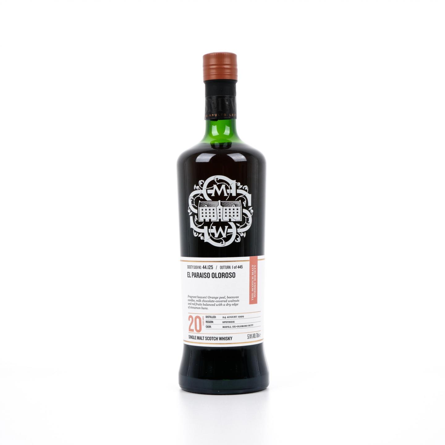SMWS 44.125 克莱拉奇 20年 1999 雪莉桶