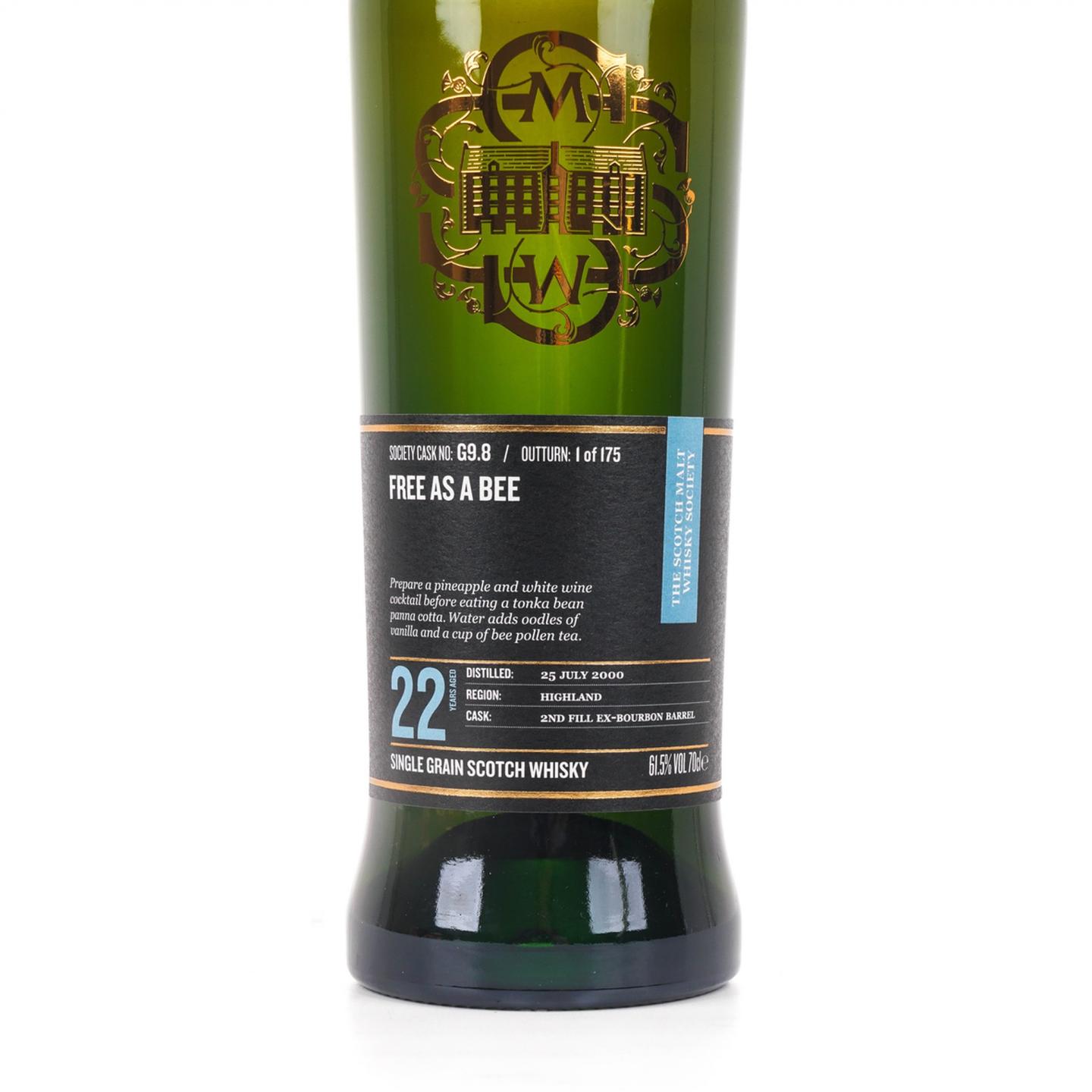 SMWS G9.8 罗曼湖 22年 2000 单桶谷物