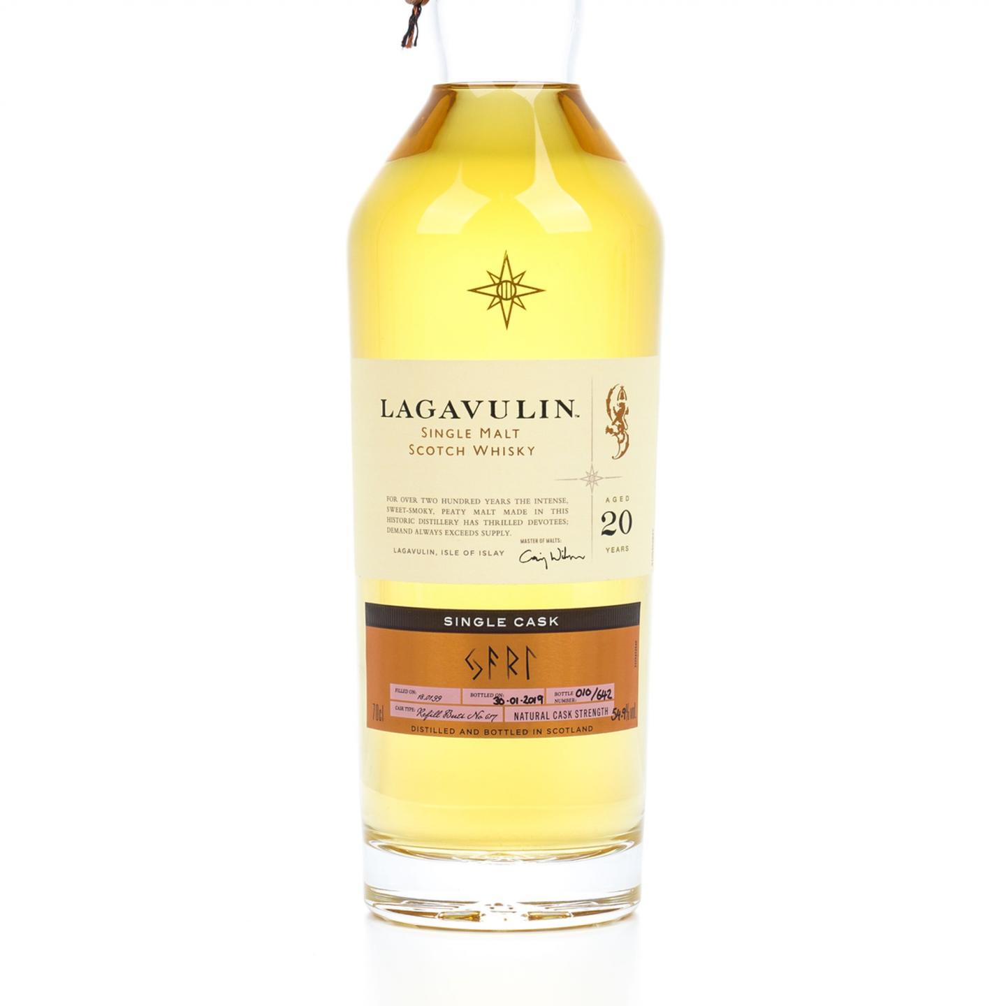 乐加维林 20年 1999-2019 Single Cask COD