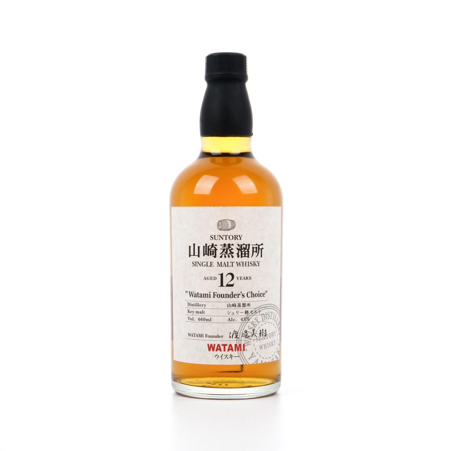 山崎 12年 渡边美树 Watami Founder’s Choice 660ML