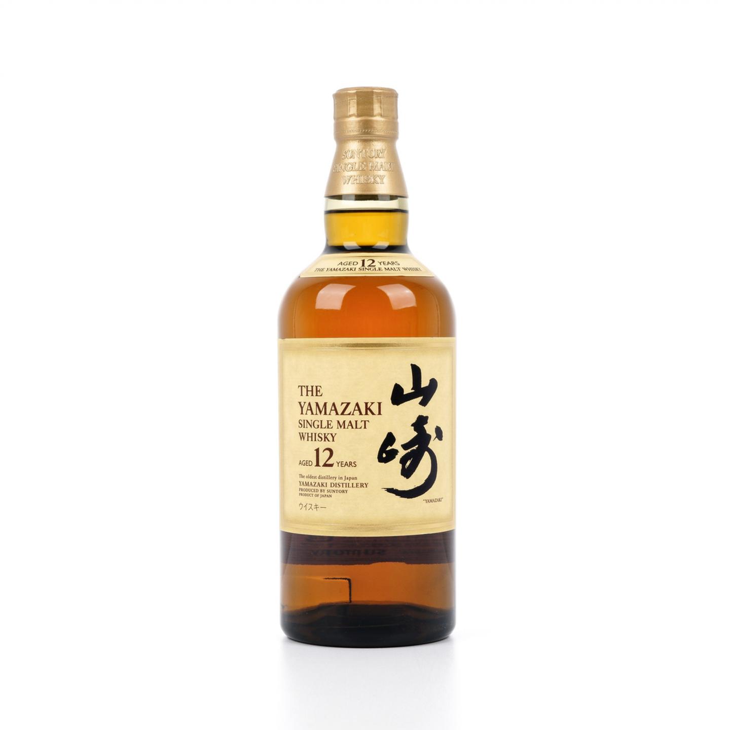 山崎 12年 Single Malt 金花头