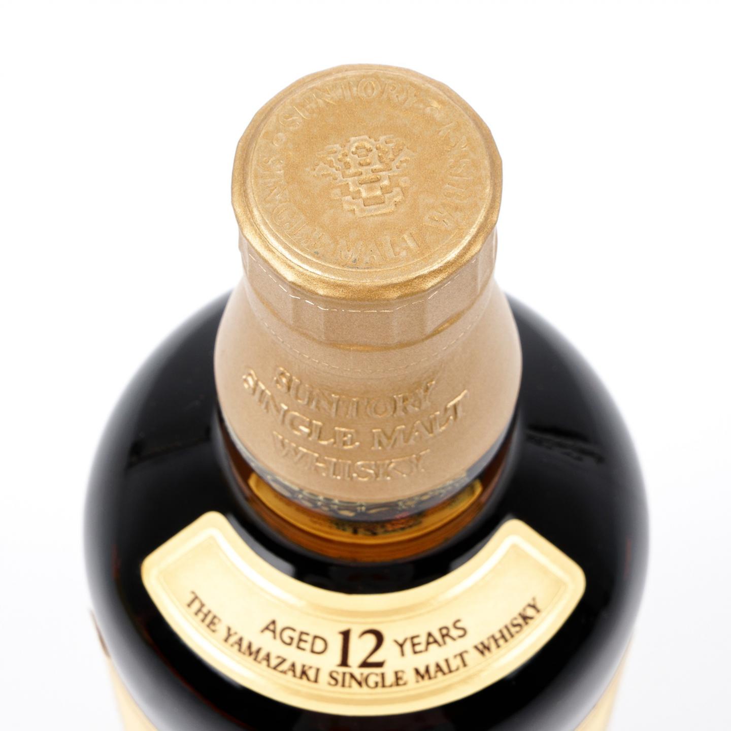 山崎 12年 Single Malt 金花头
