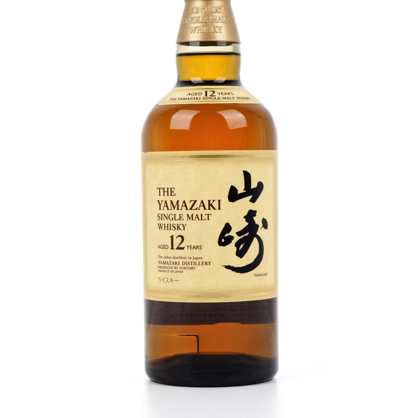 山崎 12年 Single Malt 金花头