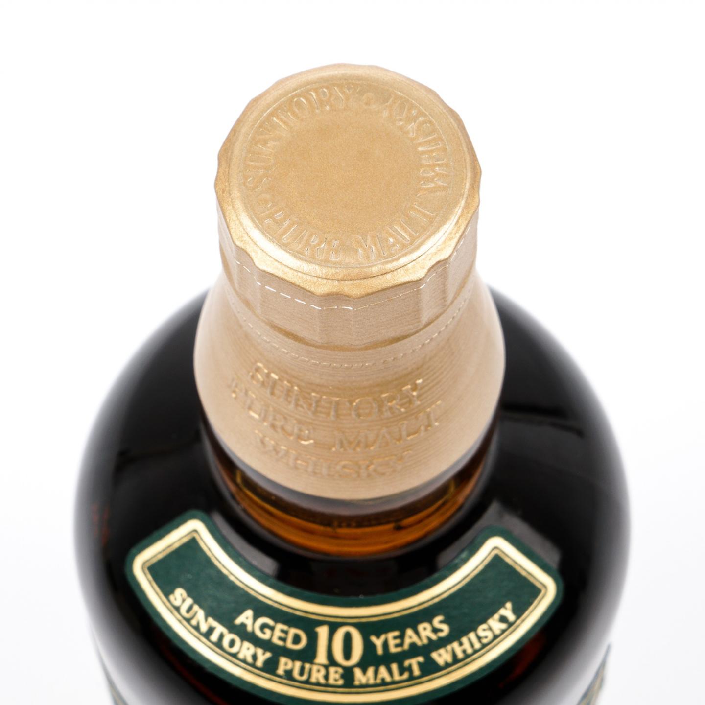 山崎 10年 金花标 Pure Malt 绿标 700ml