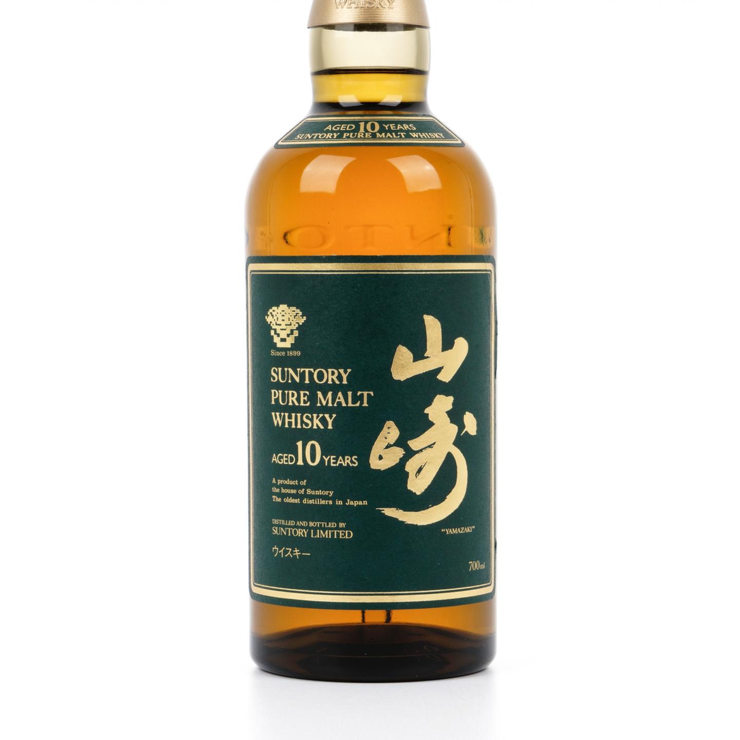 山崎 10年 金花标 Pure Malt 绿标 700ml