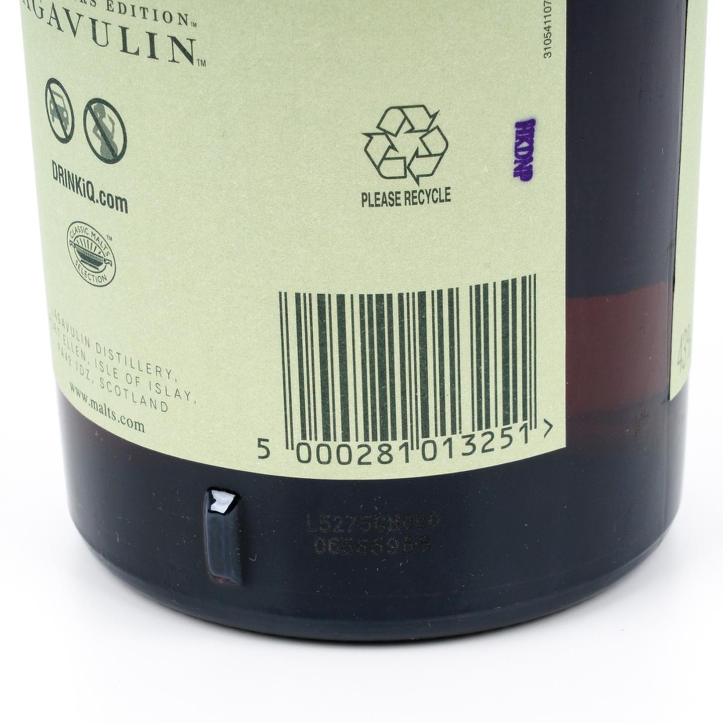 乐加维林 1999-2015 酒厂限量版 DE 1L