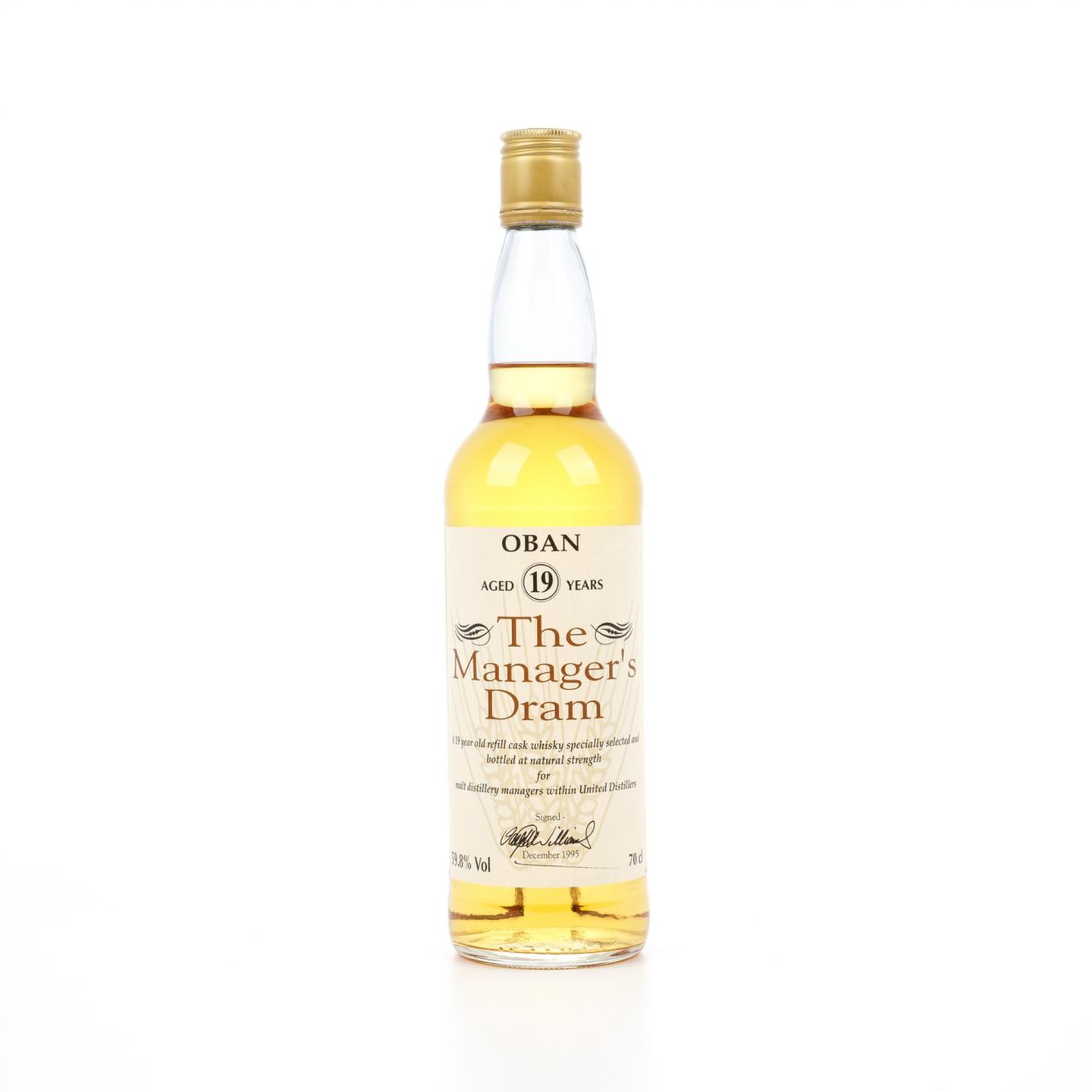 欧本 19年 1995 The Manager's Dram 59.8%
