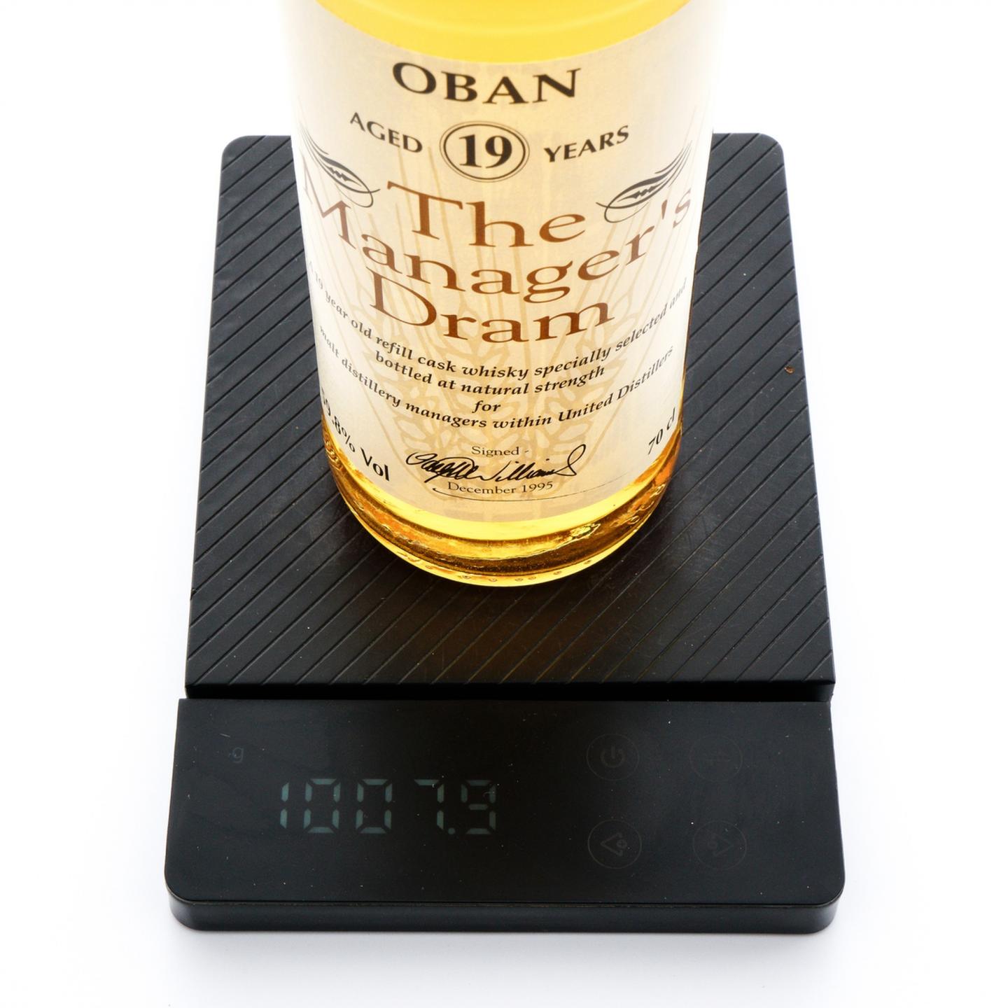 欧本 19年 1995 The Manager's Dram 59.8%