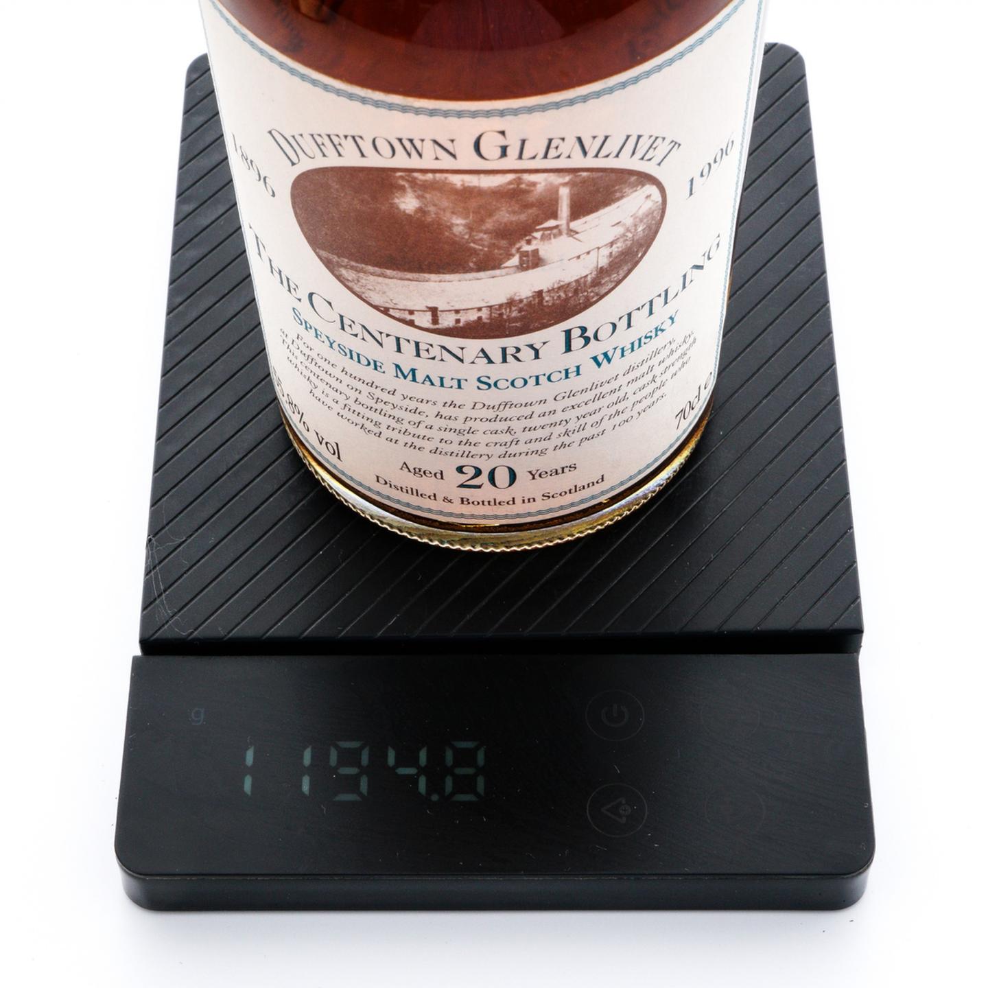 达夫镇 20年 1996 The Centenary Bottling 酒厂100周年纪念版