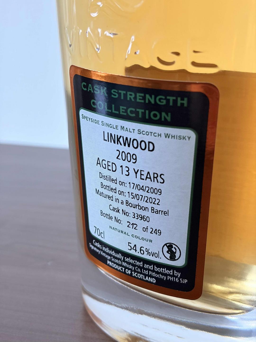 圣弗利sv 林可伍德13年2009 波本单桶 linkwood